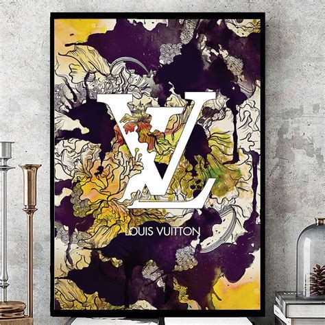 louis vuitton wall art prints|louis vuitton canvas wall art.